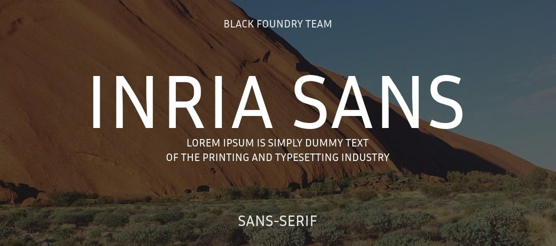 Inria Sans Font Family