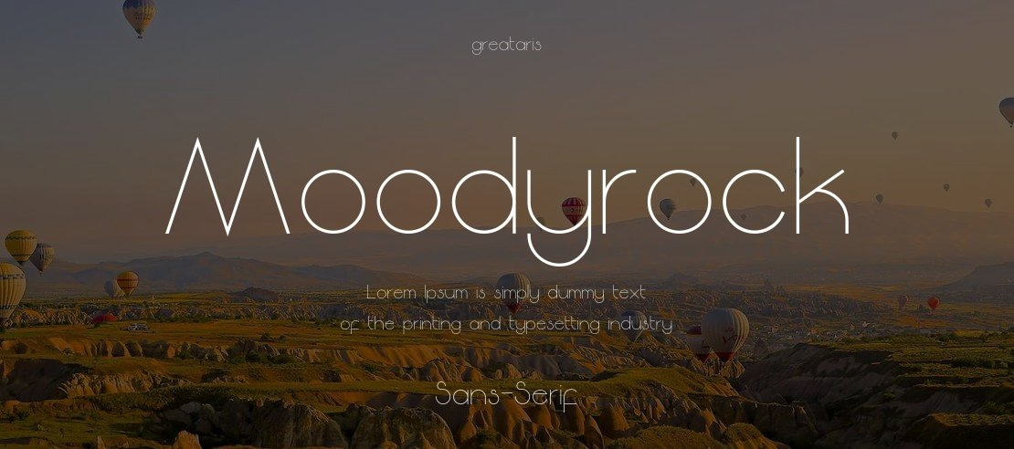 Moodyrock Font