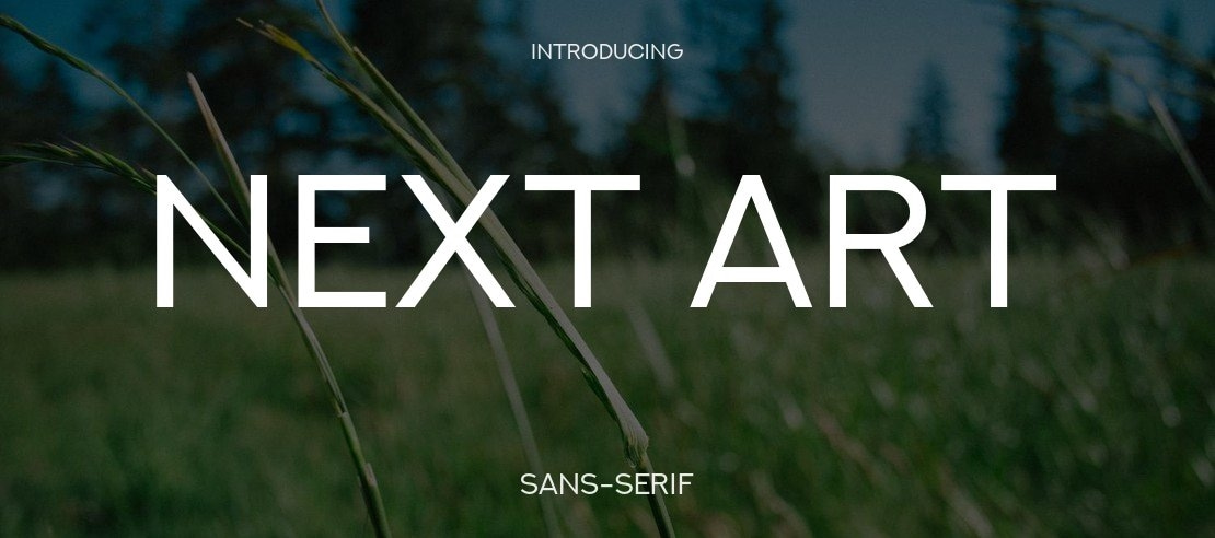 NEXT ART Font Family