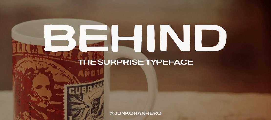 Behind the surprise Font