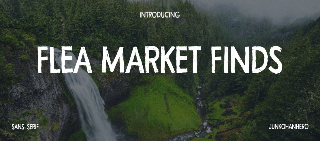 Flea Market Finds Font