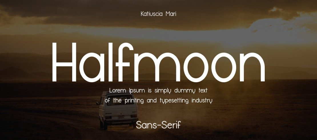 Halfmoon Font Family