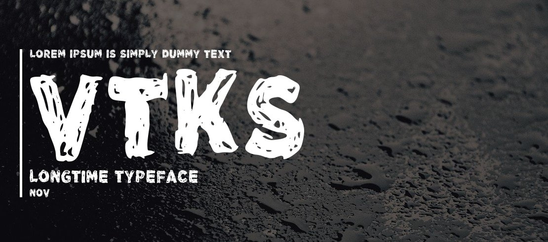 Vtks LongTime Font