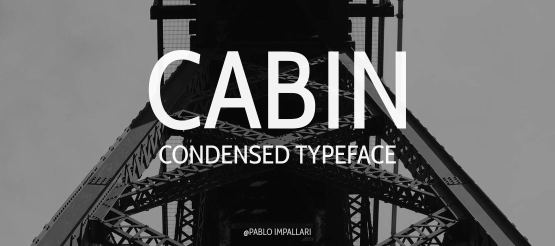 Cabin Condensed Font Family