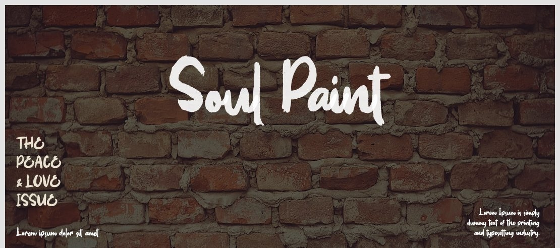 Soul Paint Font