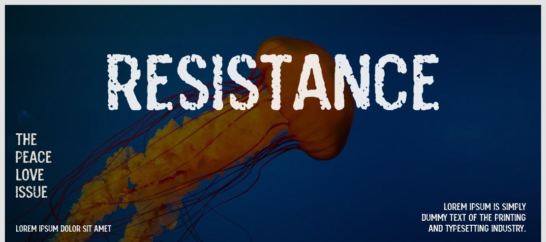 Resistance Font