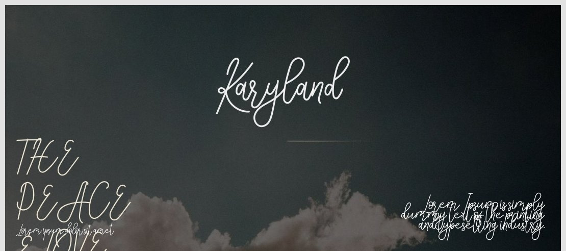 Karyland Font