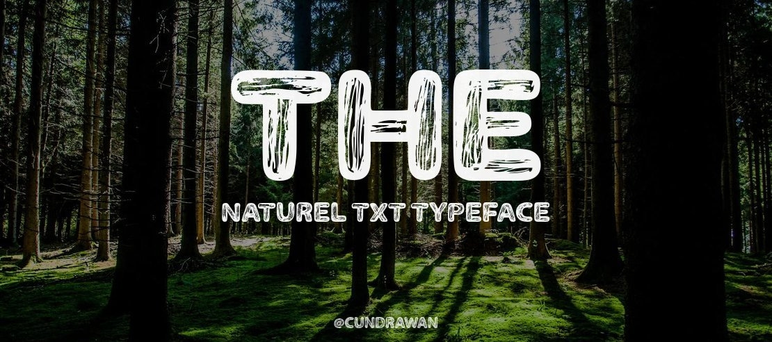 The Naturel Txt Font