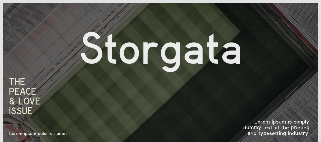 Storgata Font