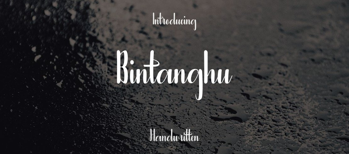 Bintanghu Font