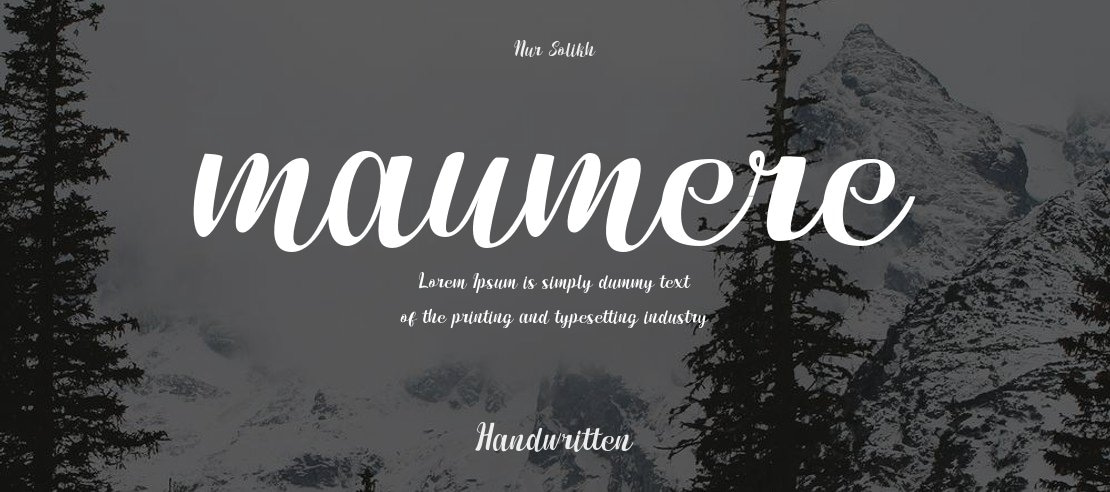 maumere Font