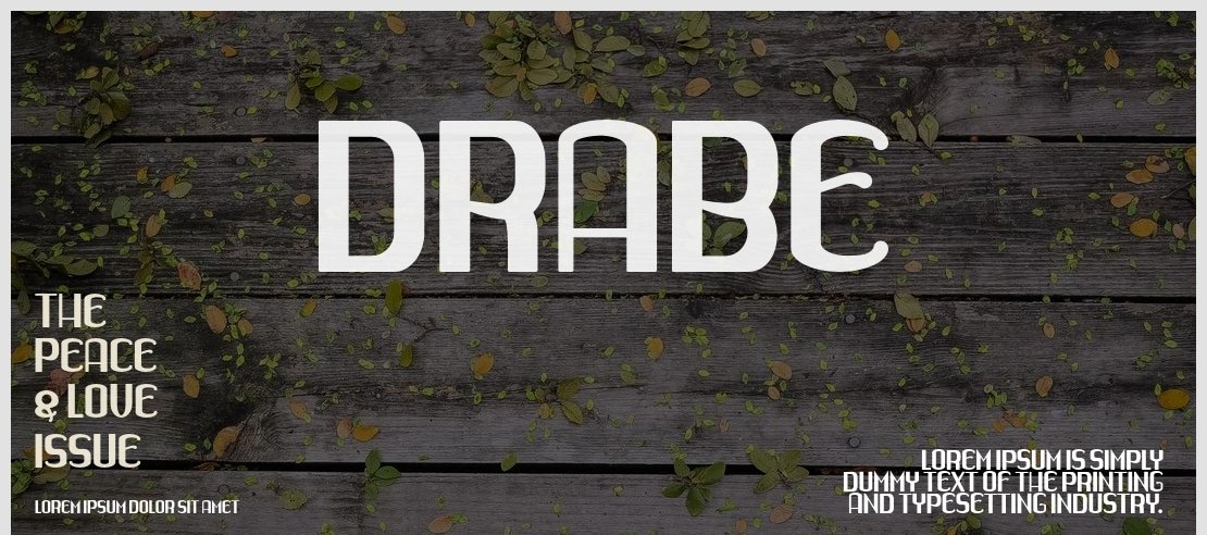 Drabe Font