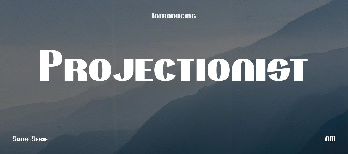 Projectionist Font