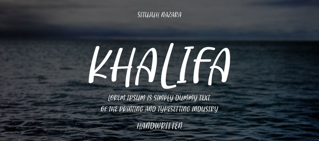 Khalifa Font