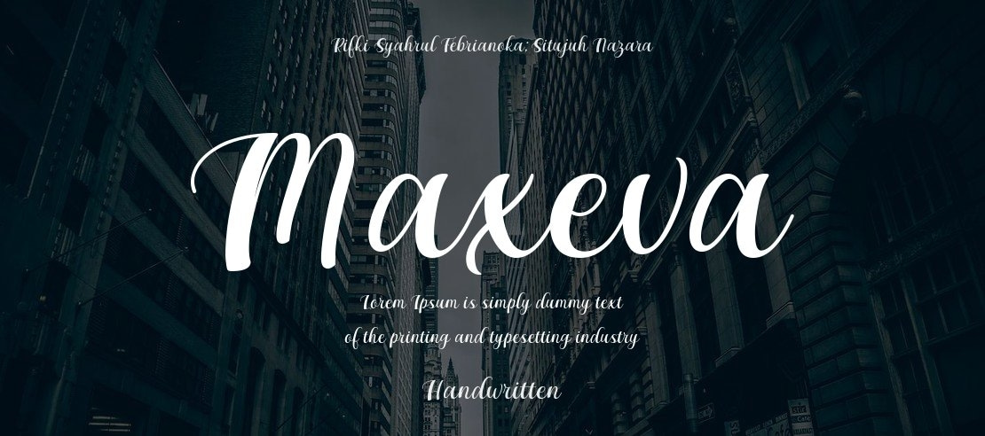 Maxeva Font
