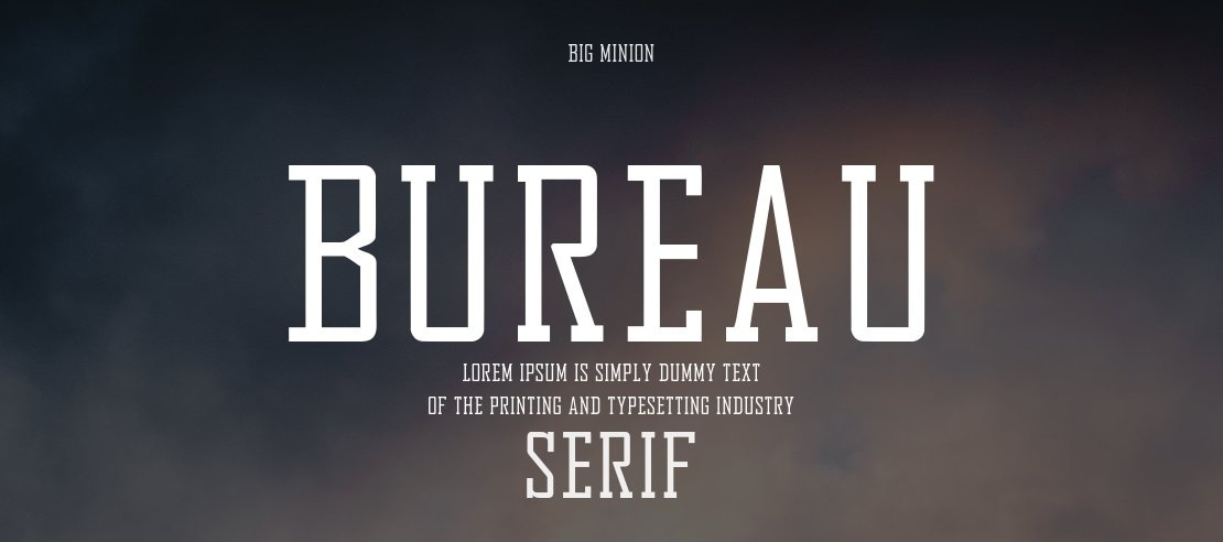 Bureau Font Family