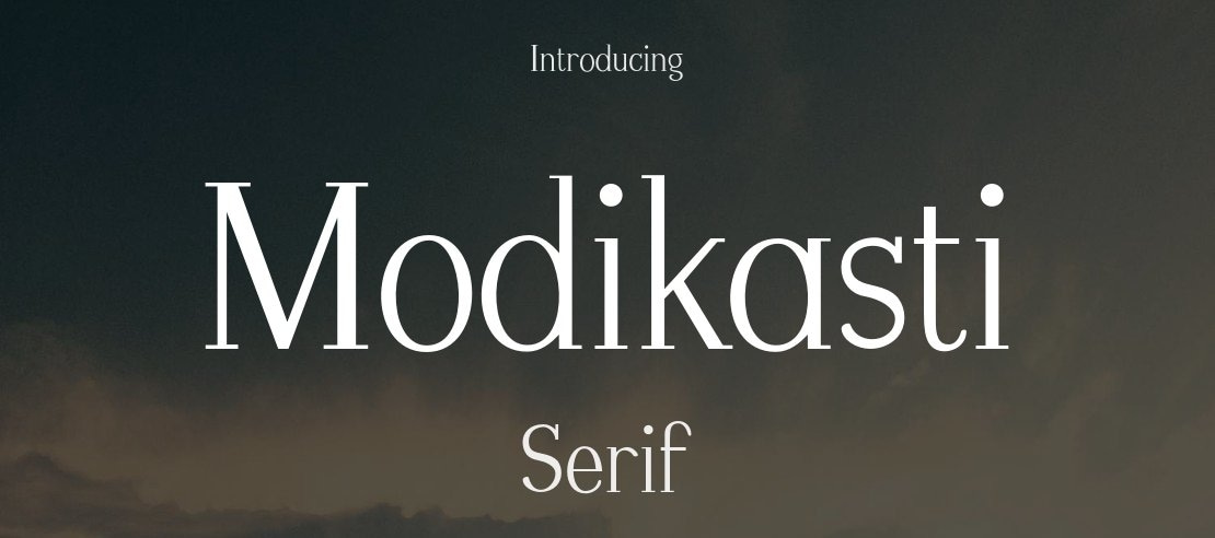 Modikasti Font