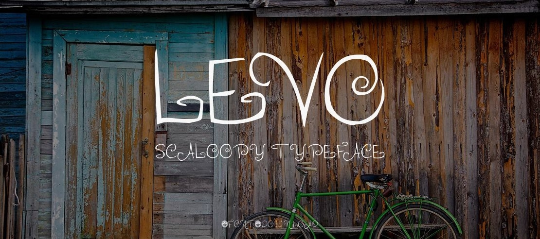 LEVO Scaloopy Font