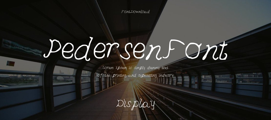 PedersenFont Font