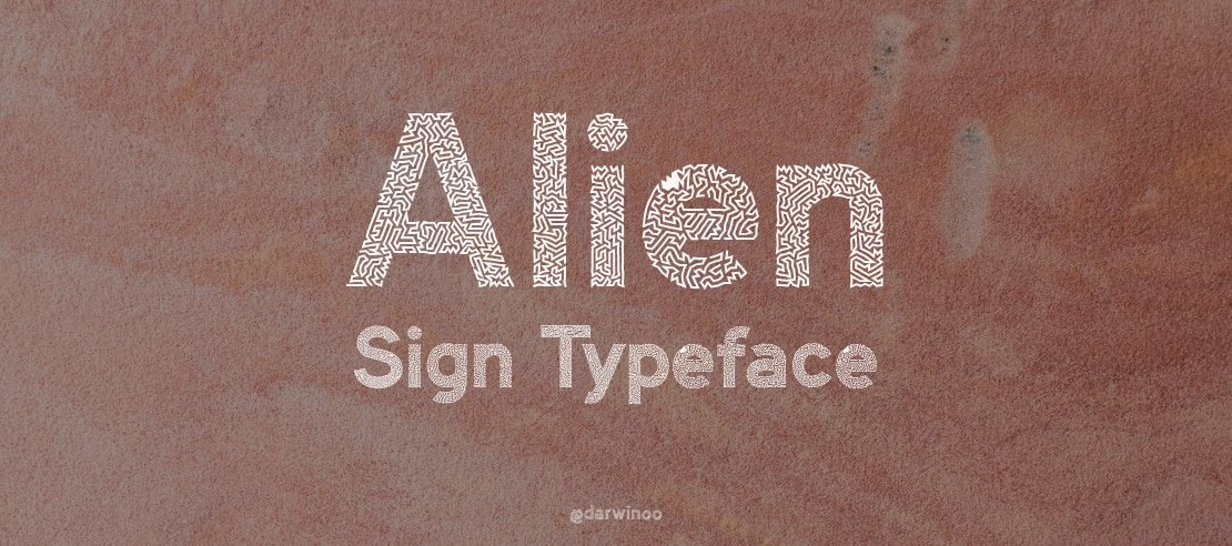 Alien Sign Font