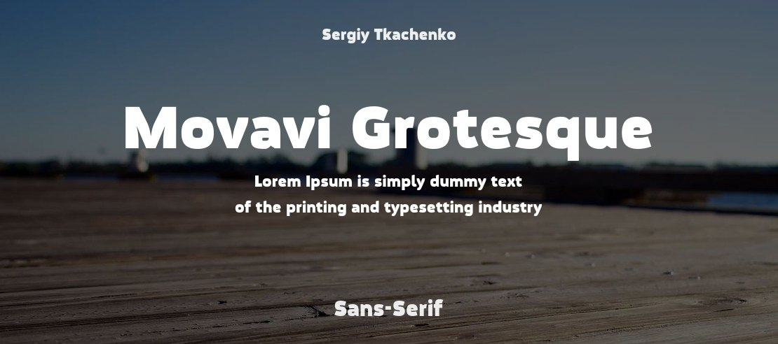 Movavi Grotesque Font Family