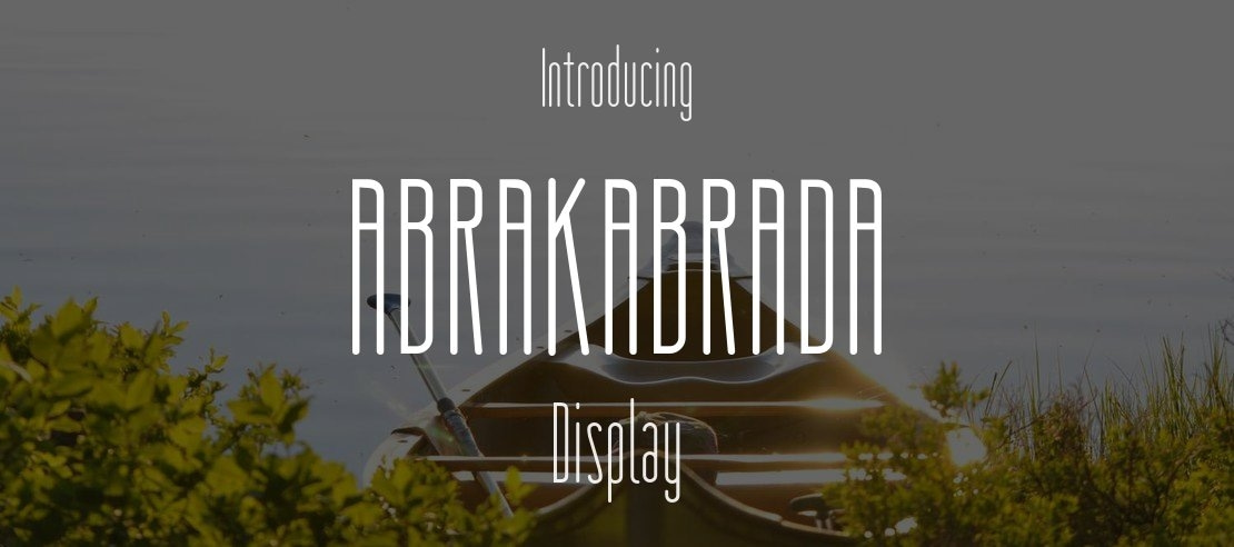 ABRAKABRADA Font Family