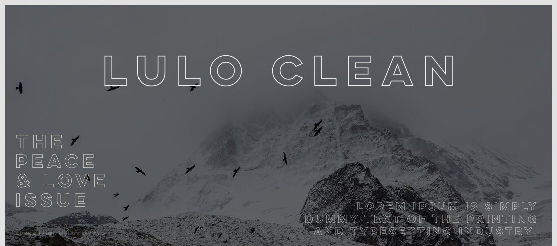 Lulo Clean Font