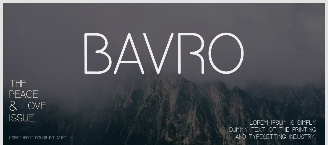 Bavro Font