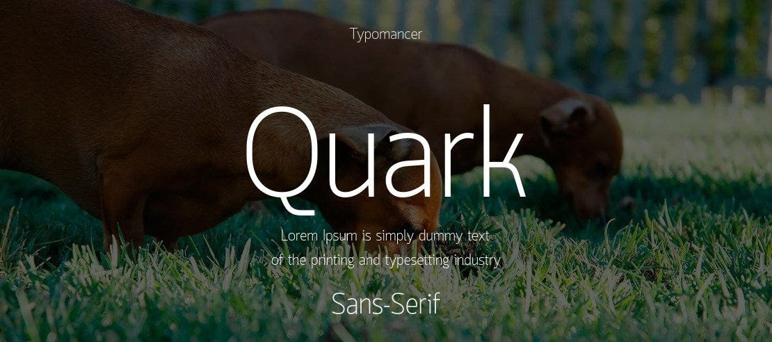 Quark Font Family