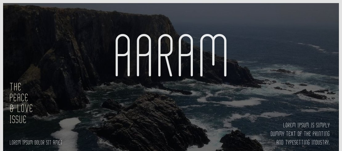 Aaram Font