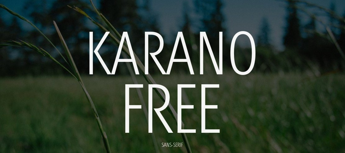 Karano Free Font