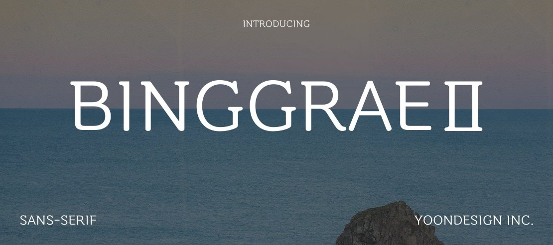 BinggraeⅡ Font Family