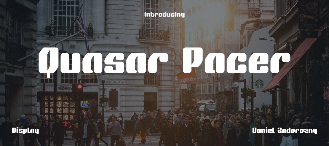 Quasar Pacer Font Family