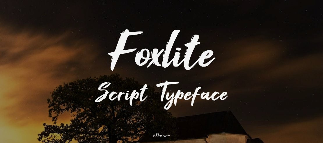 Foxlite Script Font