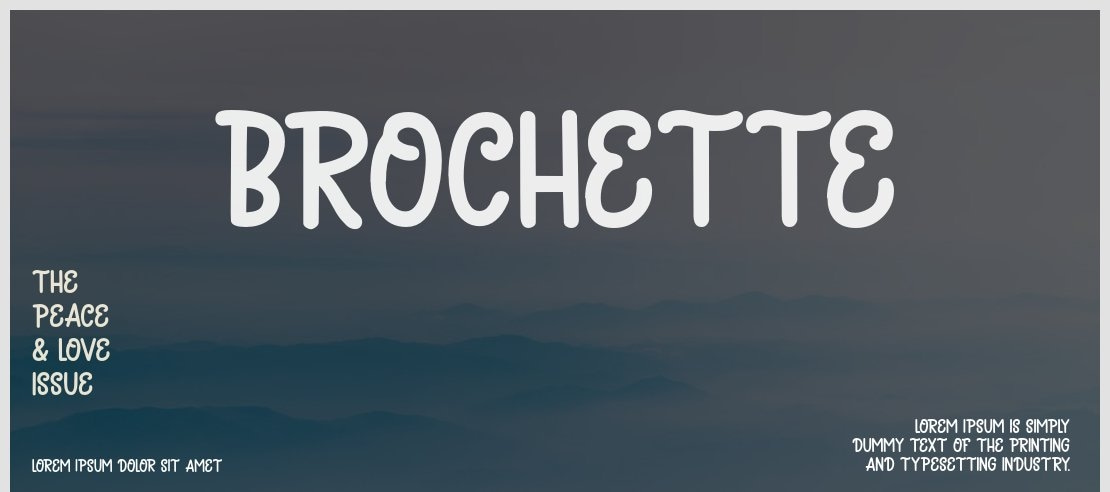 Brochette Font Family