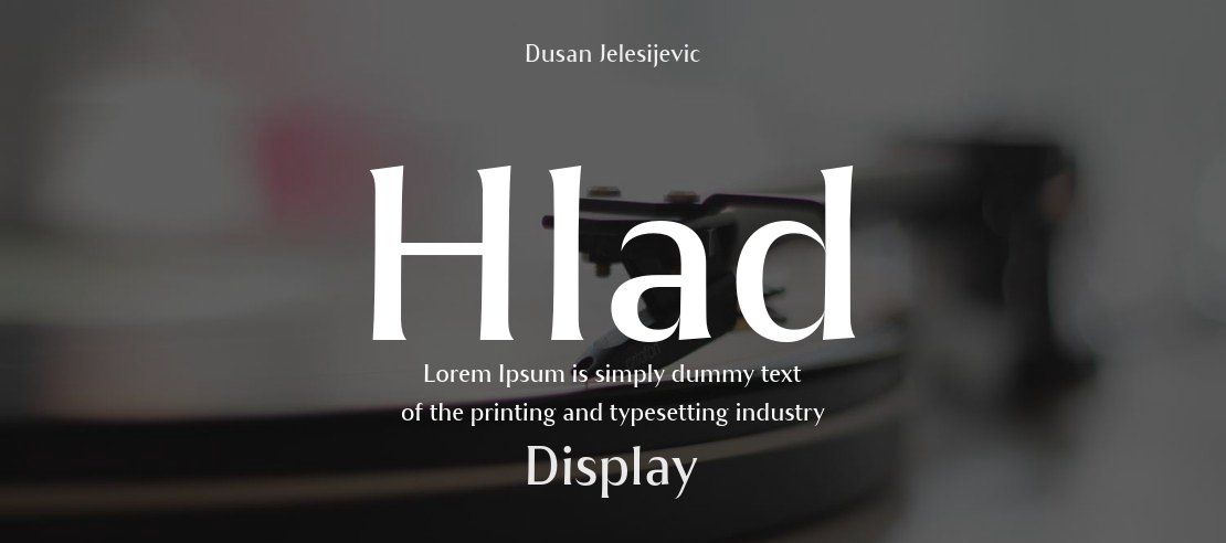 Hlad Font Family