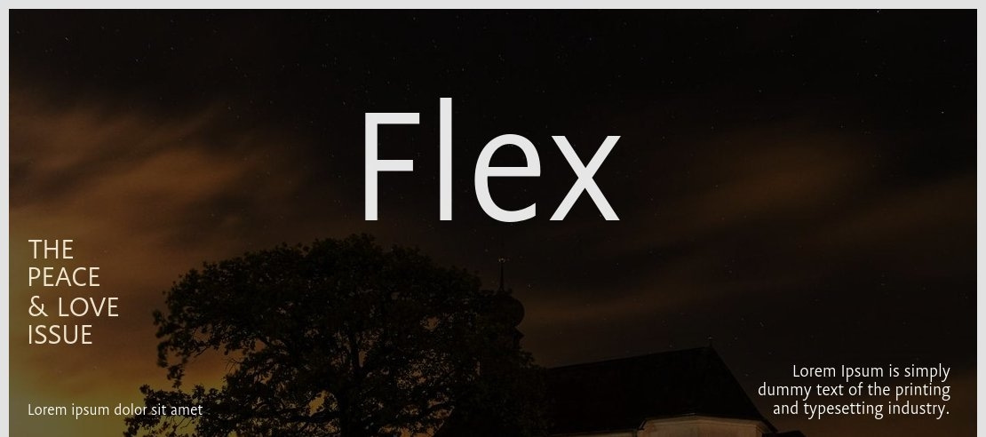 Flex Font Family