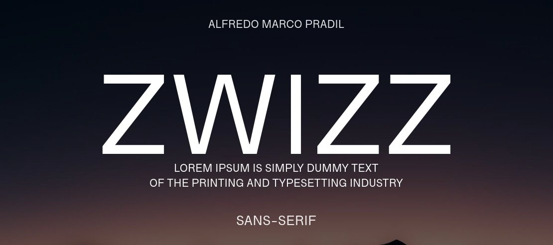 Zwizz Font Family