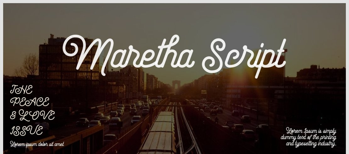 Maretha Script Font