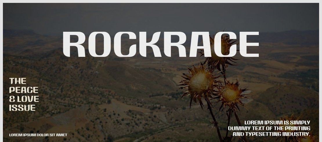 Rockrace Font Family