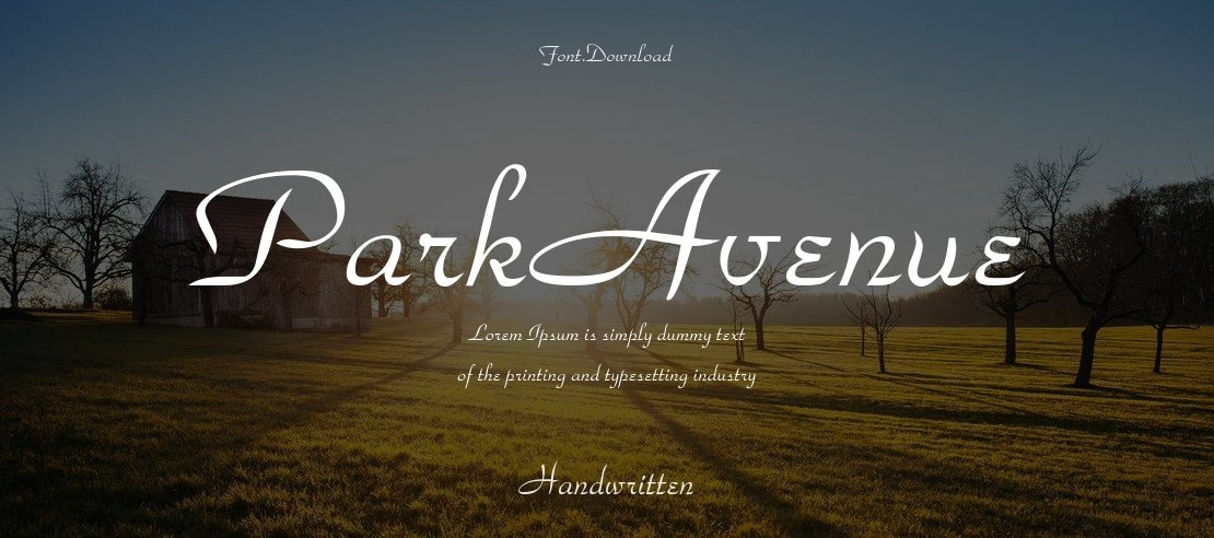 ParkAvenue Font