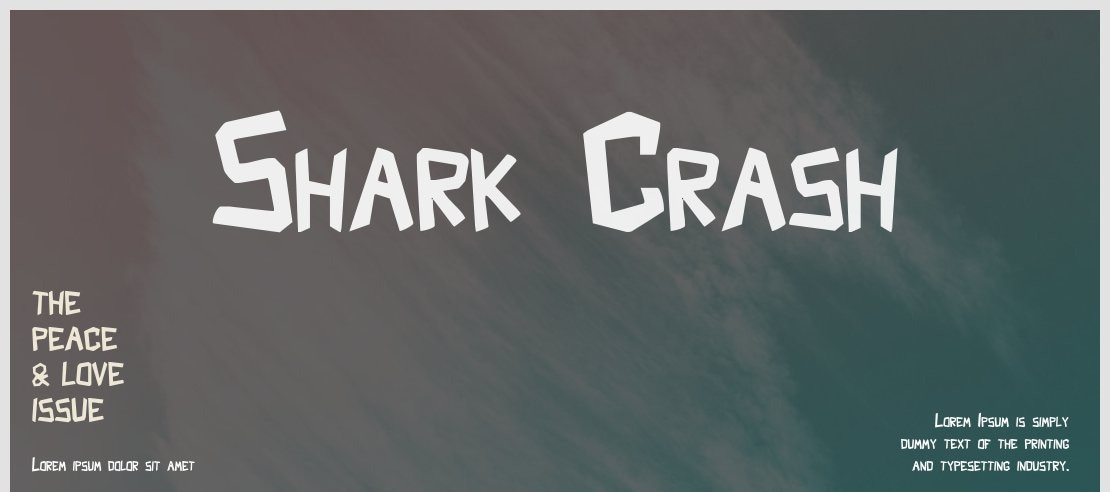 Shark Crash Font