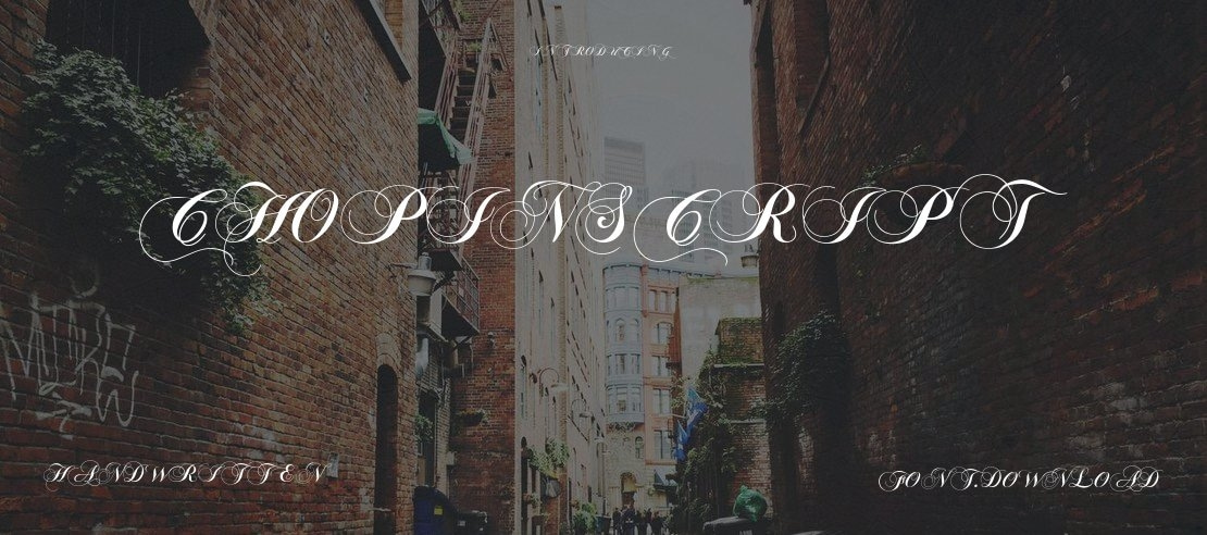 ChopinScript Font