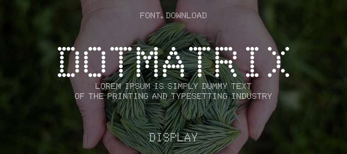 DotMatrix Font Family