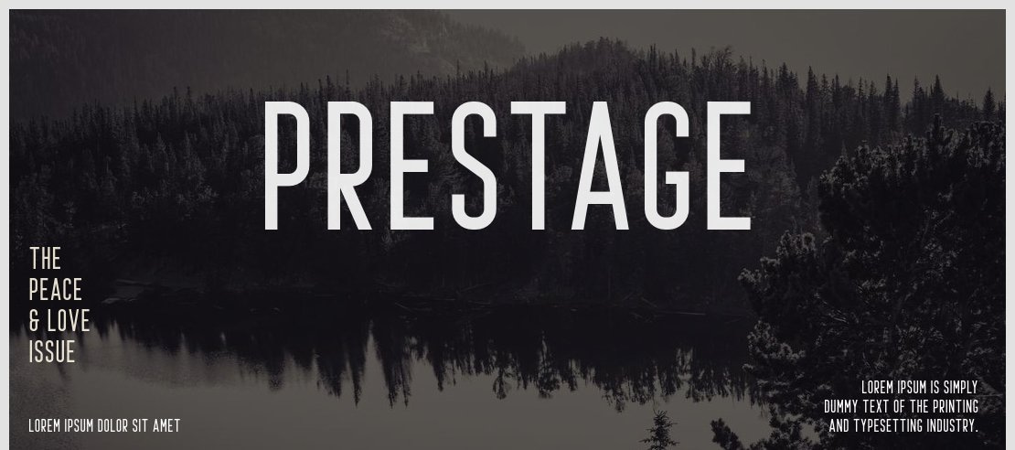 Prestage Font Family