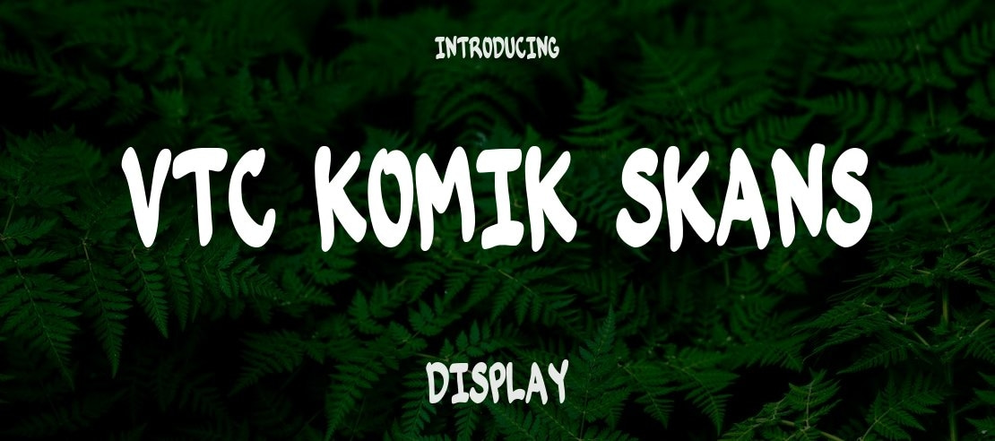 VTC Komik Skans Font Family