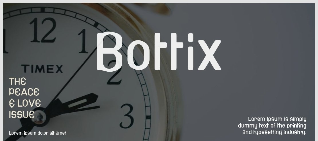 Bottix Font