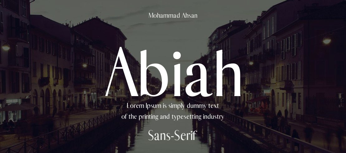 Abiah Font Family