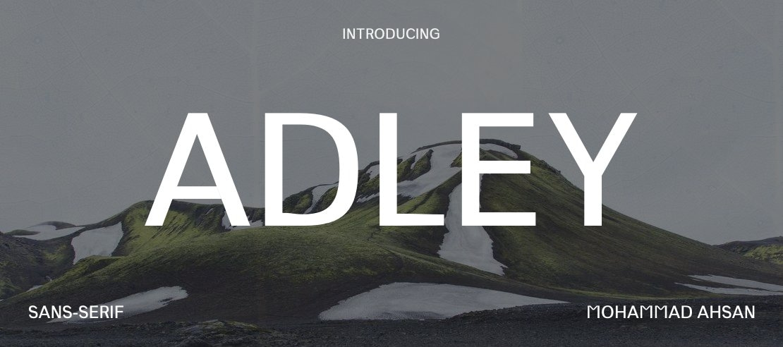 Adley Font Family