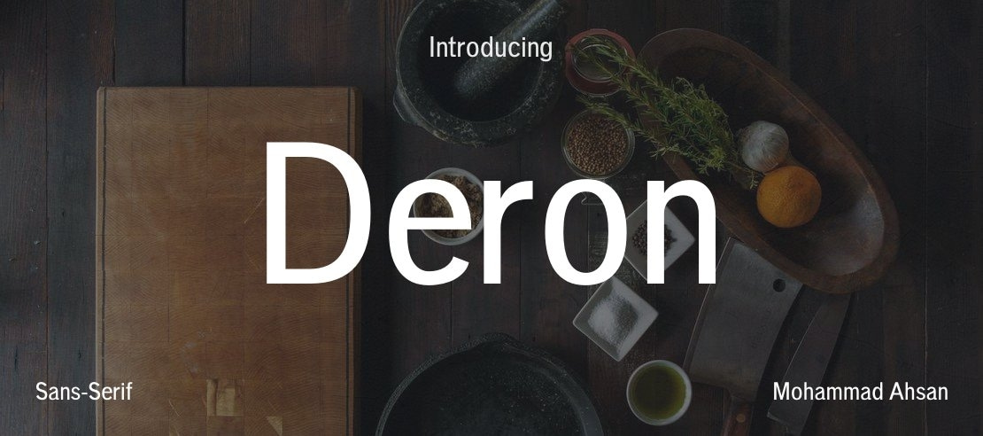 Deron Font Family